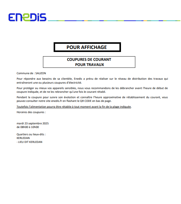 Coupure ENEDIS Mardi 23 09 25 Kerledanpdf